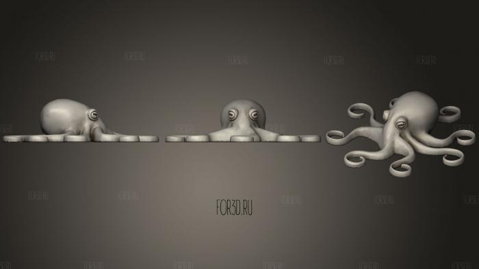 Flexible Octopus stl model for CNC